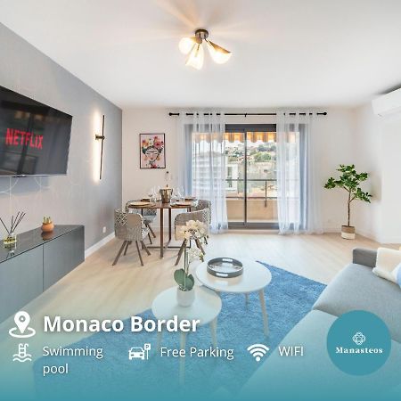 5Mn Monaco - Vue Mer - Parking - Piscine - Bb Beausoleil Eksteriør bilde