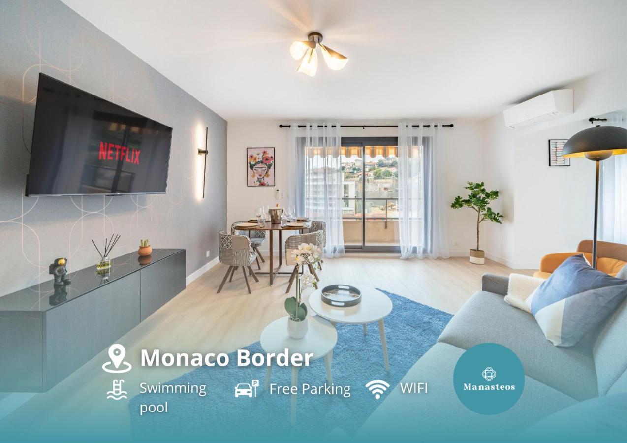 5Mn Monaco - Vue Mer - Parking - Piscine - Bb Beausoleil Eksteriør bilde