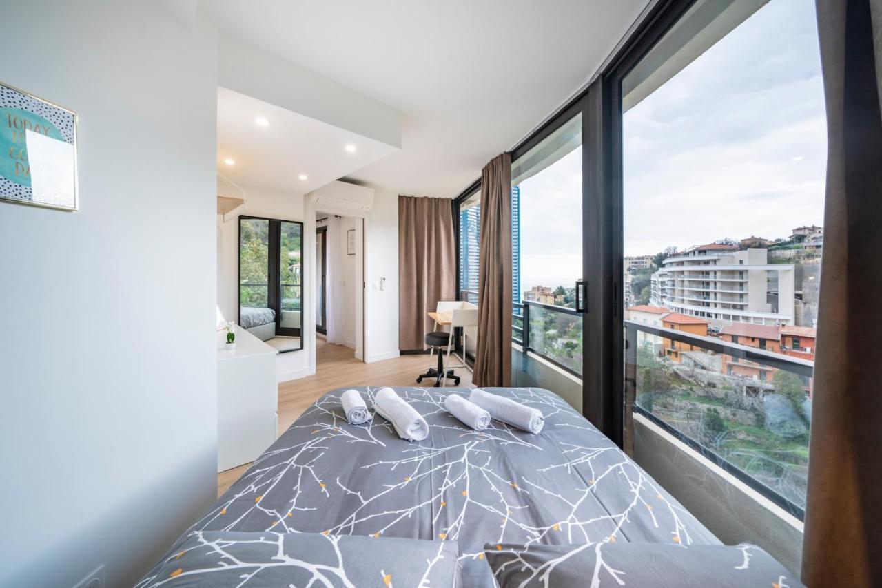 5Mn Monaco - Vue Mer - Parking - Piscine - Bb Beausoleil Eksteriør bilde
