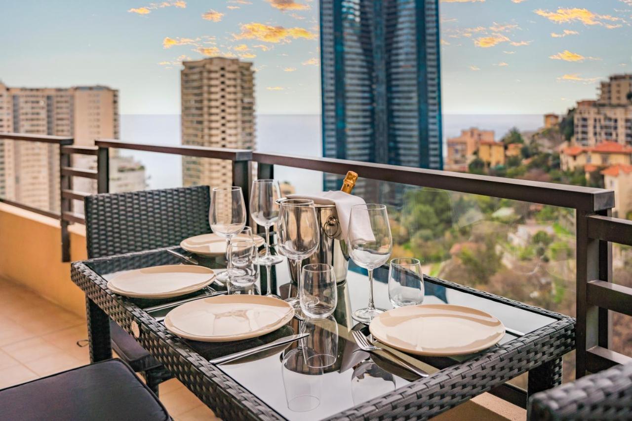 5Mn Monaco - Vue Mer - Parking - Piscine - Bb Beausoleil Eksteriør bilde